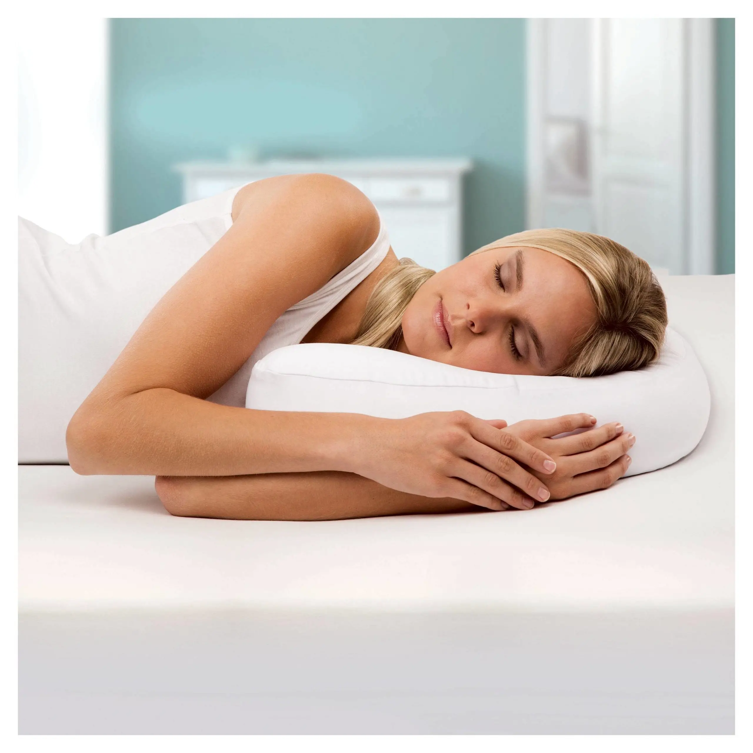 Side Sleeper Pro Air Therapeutic Neck &  Back Pillow New