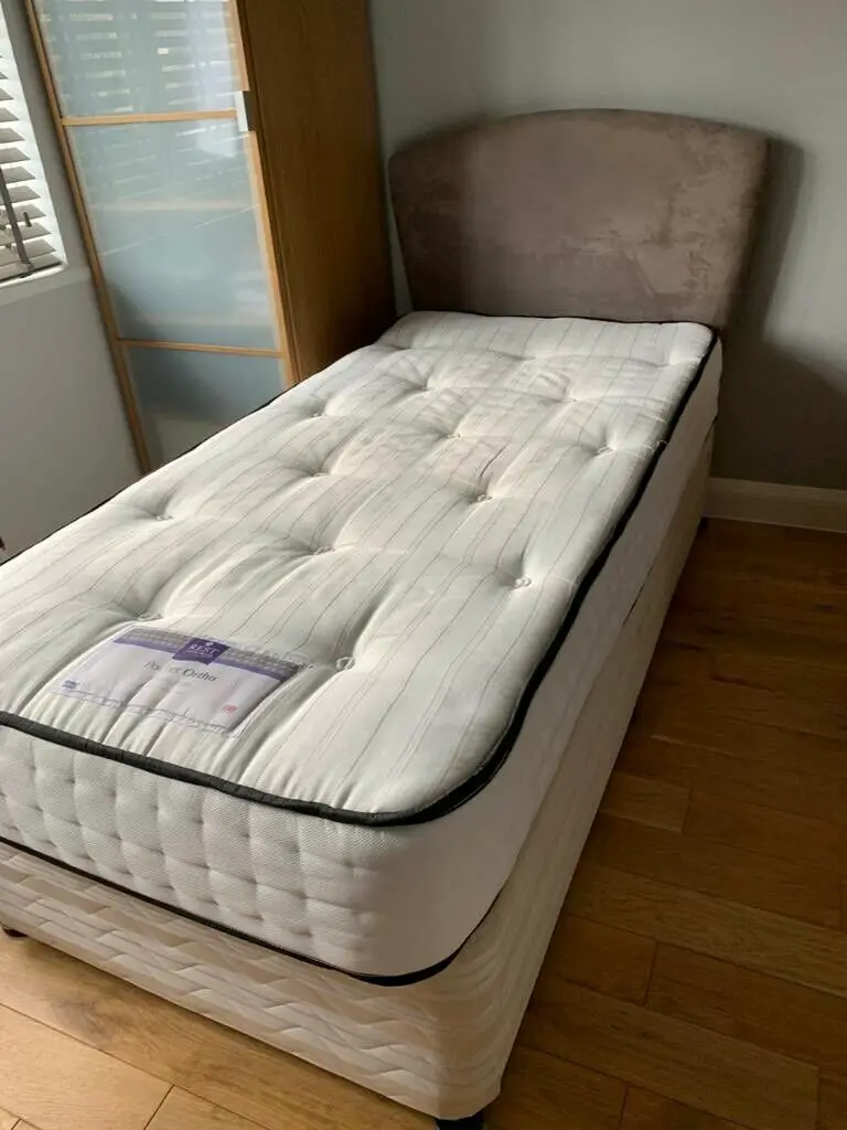 Silent night Single divan bed with mattress