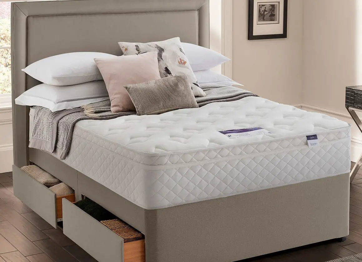 Silentnight Miracoil King Size mattress &  base