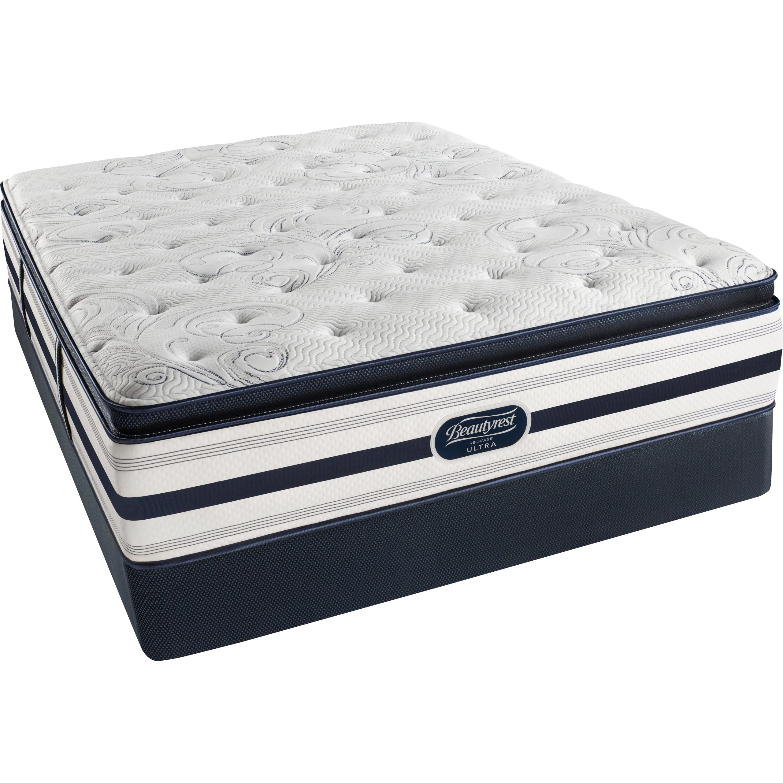 Simmons Beautyrest BeautyRest Recharge Soulmate Plush Pillow Top ...