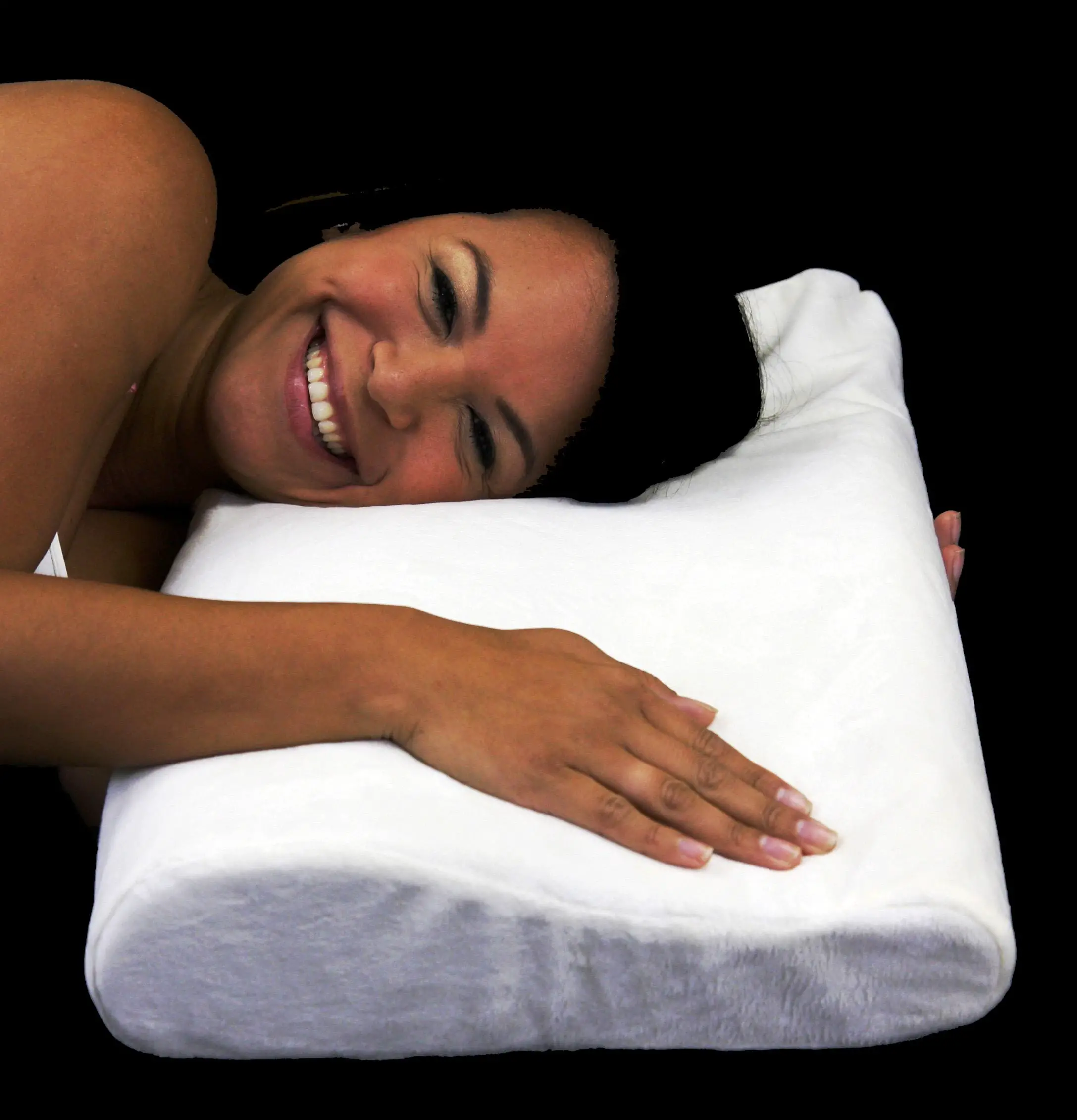 Soft Ergonomic Contour Visco Memory Foam Pillow