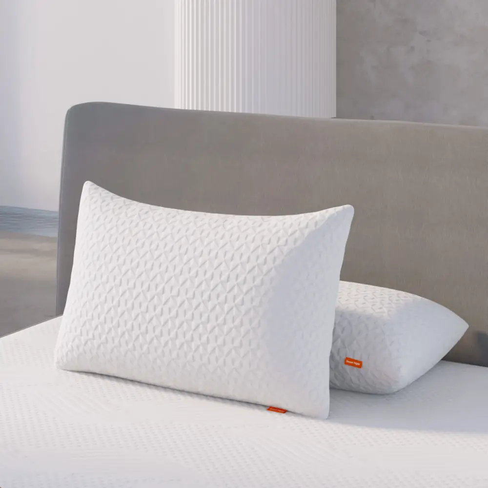 Sweetnight Original Cooling Gel Infused Memory Foam Adjustable Pillow ...