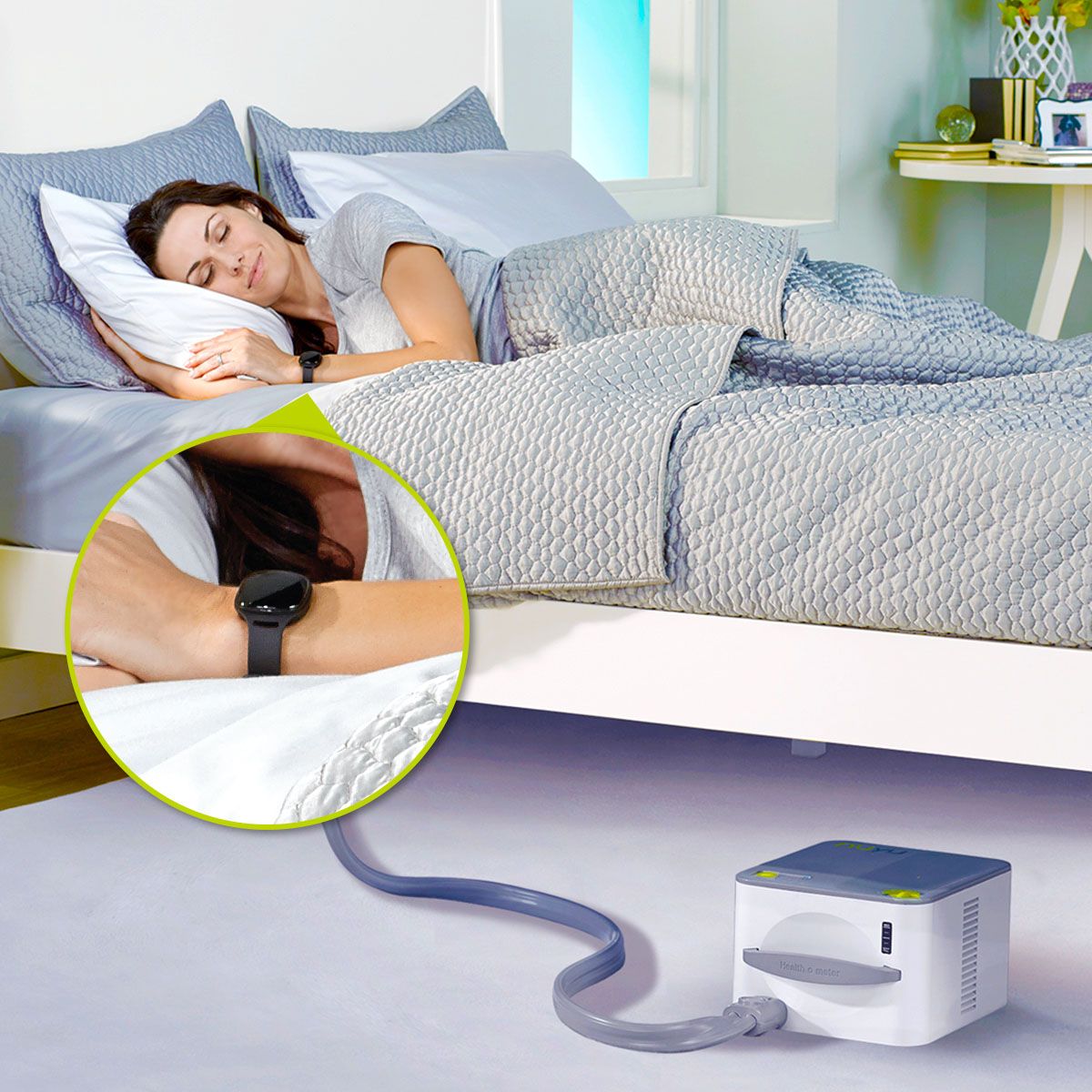The Sleep System cools and warms your bed to your ideal ...