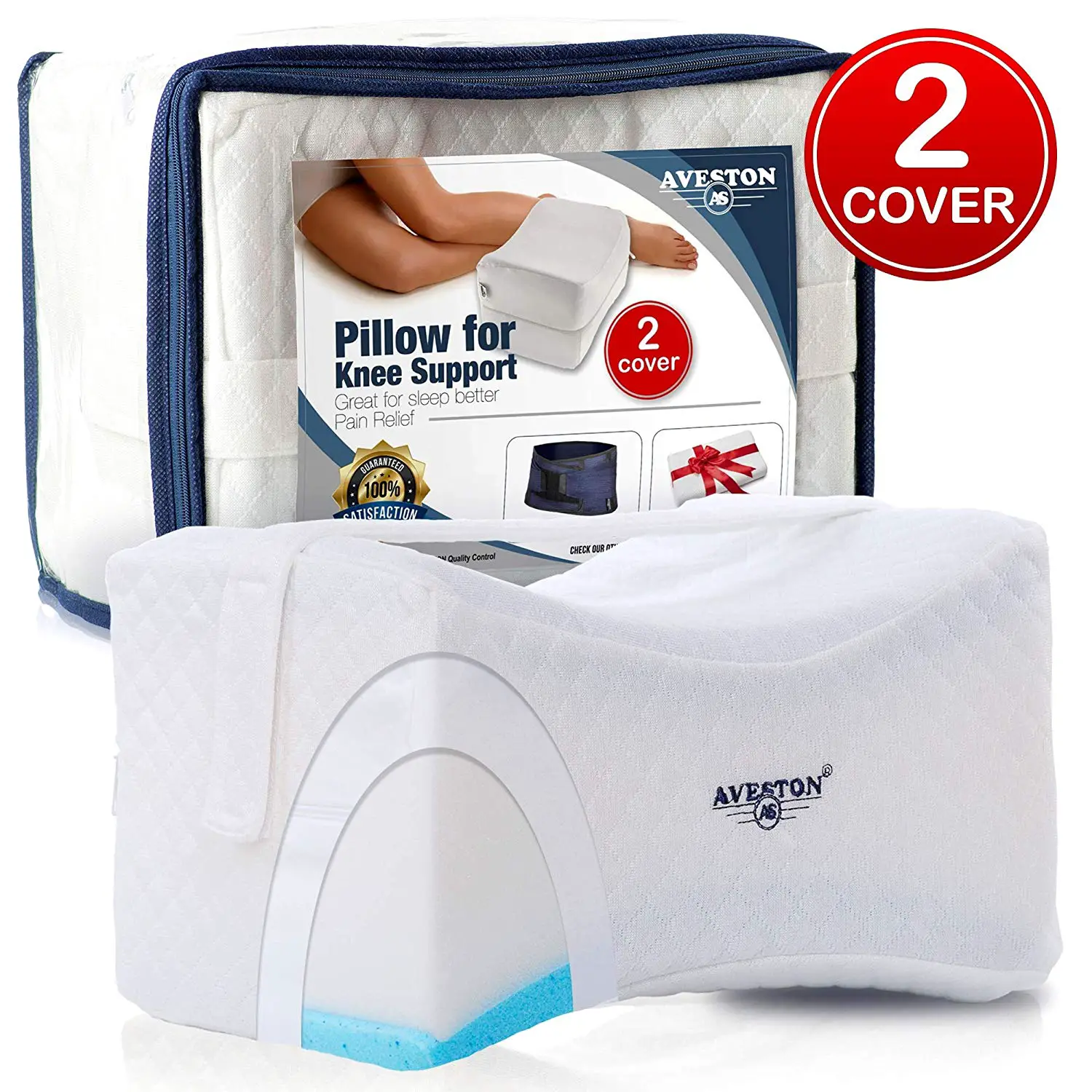 Top 10 Best Knee Pillow for Side Sleepers in 2021 Reviews