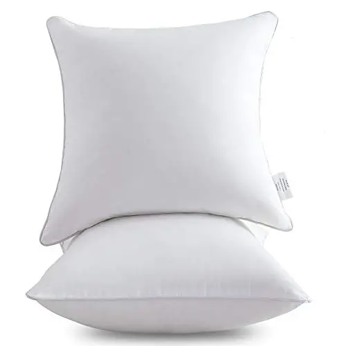 What Are The Best Down Pillow Inserts 22×22 For The Money  DesignrFix