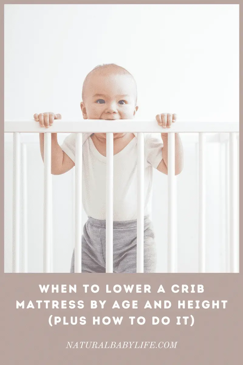 When To Lower a Crib Mattress by Age and Height (Plus How ...