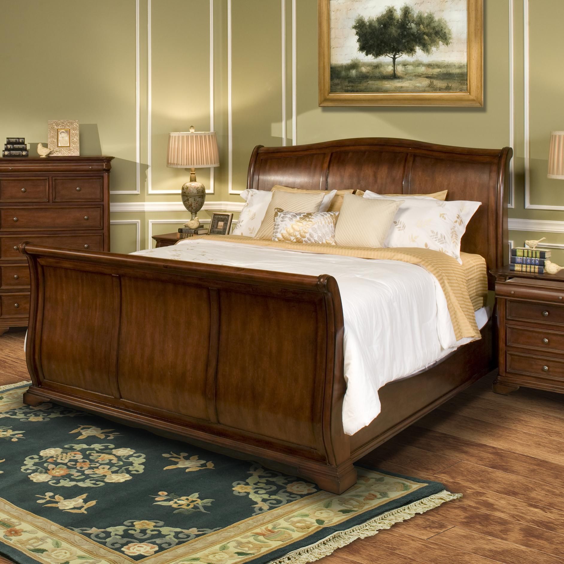Whitley Court King Sleigh Bed by New Classic ...